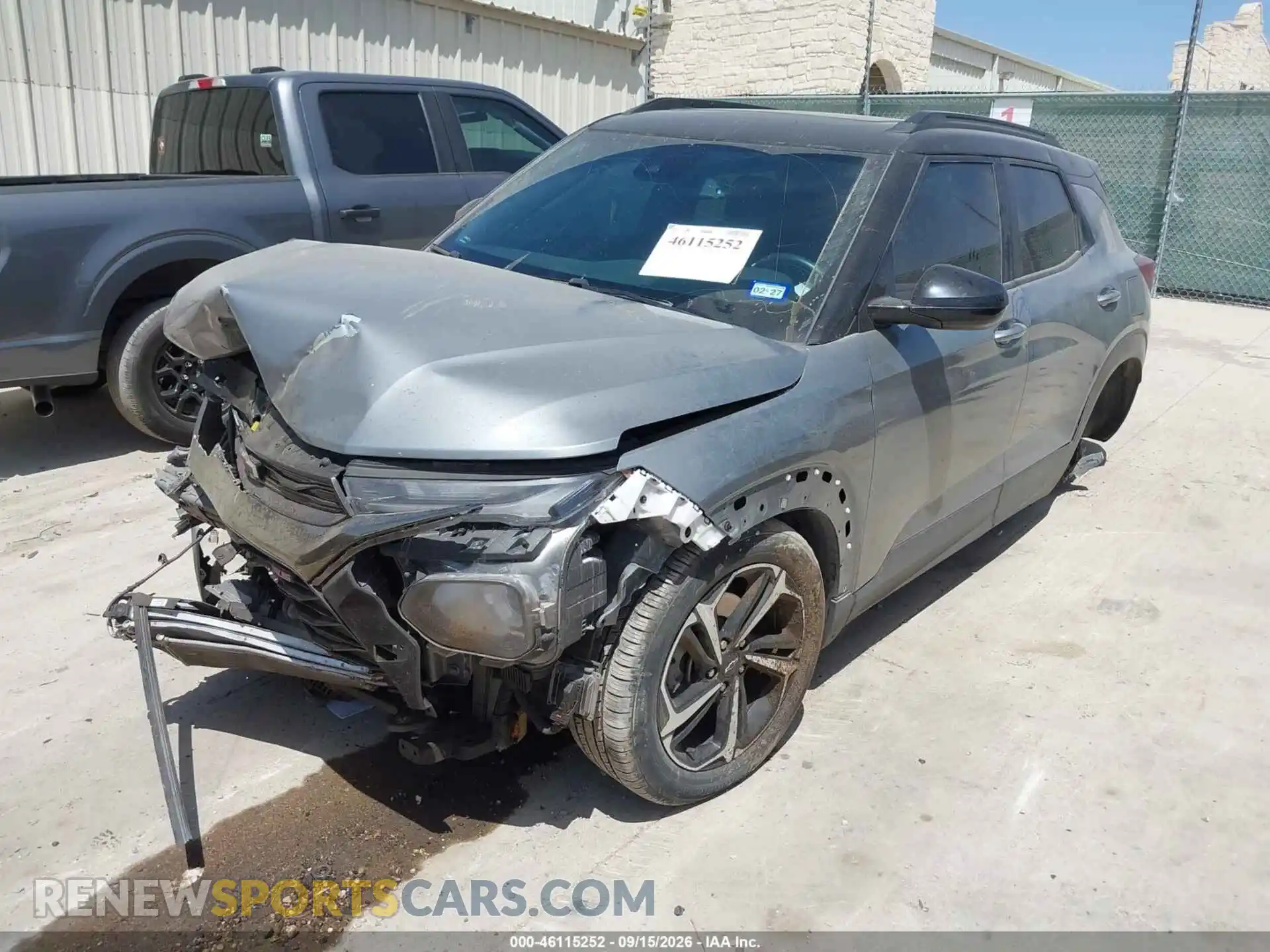 2 Photograph of a damaged car KL79MTSL3PB185600 CHEVROLET TRAILBLAZER 2023