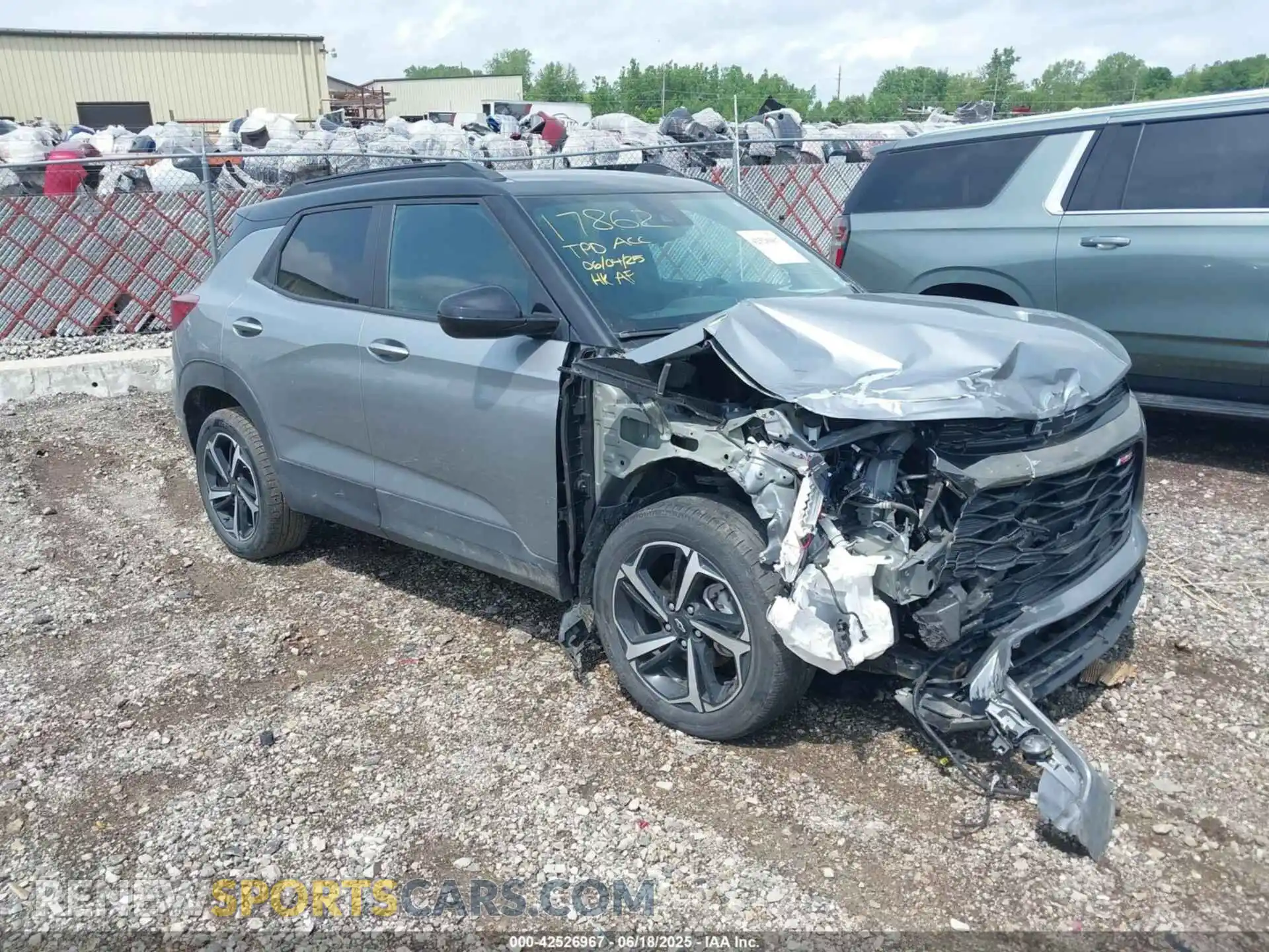 1 Фотография поврежденного автомобиля KL79MTSL5PB060811 CHEVROLET TRAILBLAZER 2023