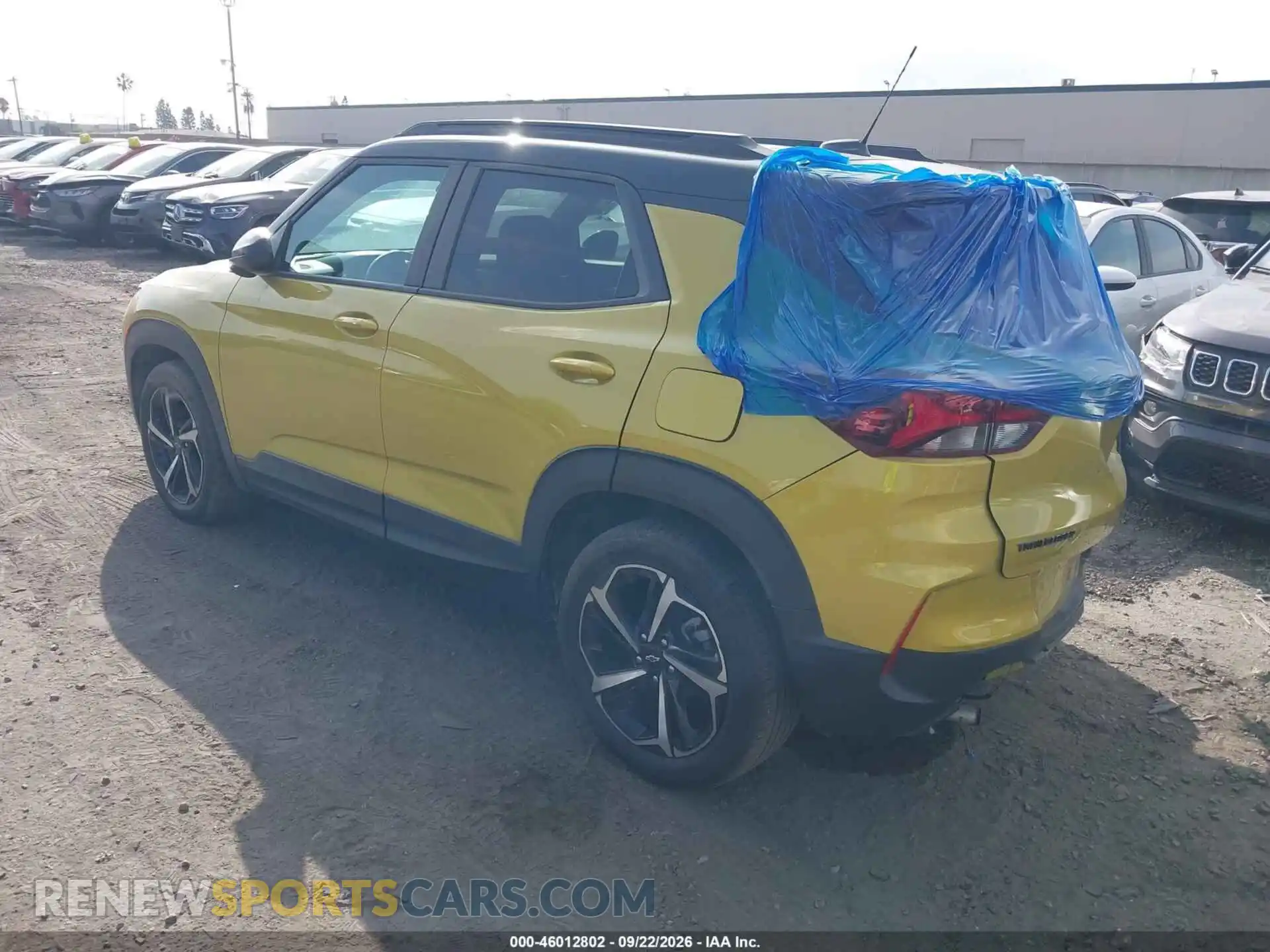 3 Фотография поврежденного автомобиля KL79MTSL6PB137394 CHEVROLET TRAILBLAZER 2023