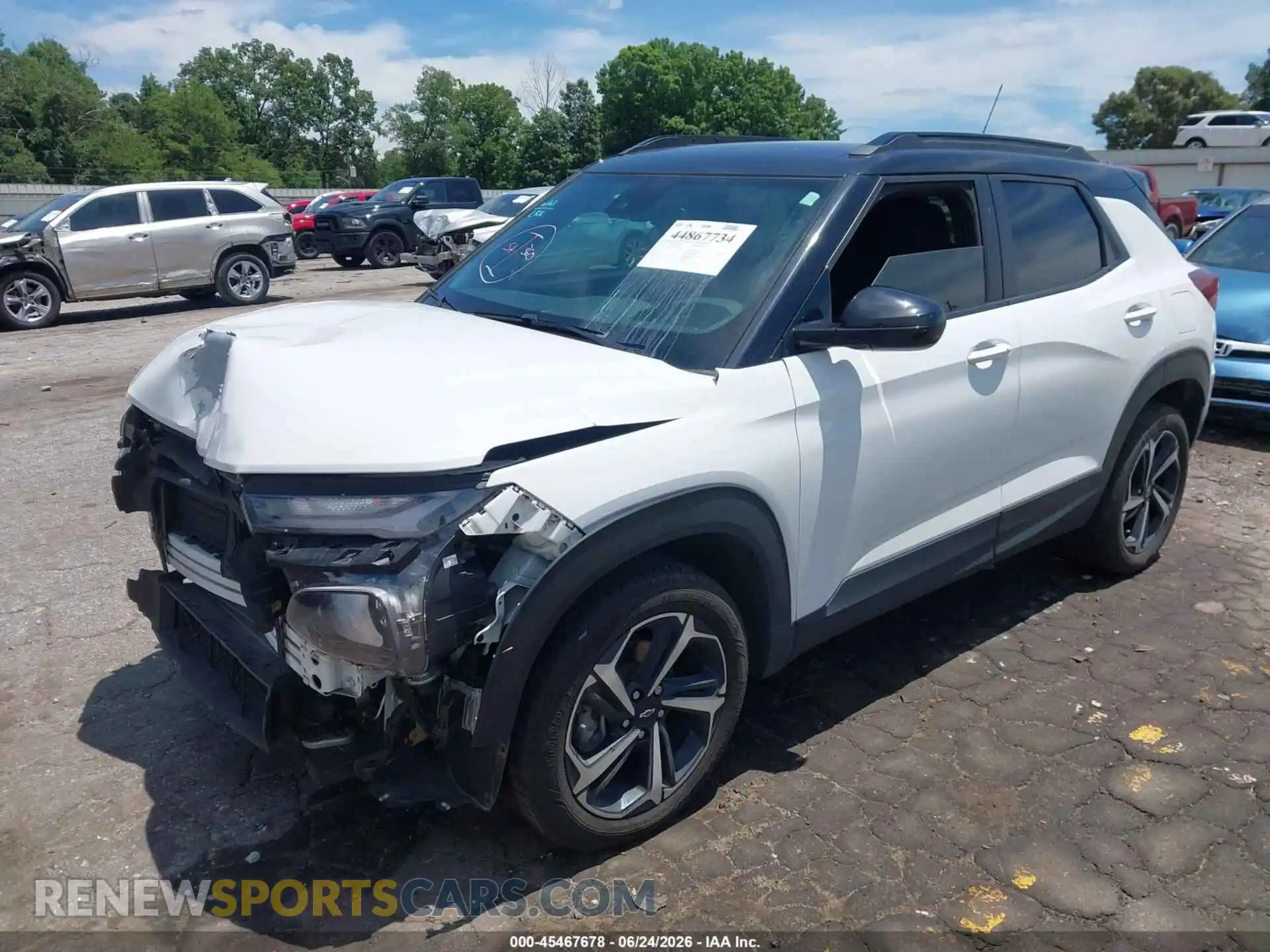 2 Photograph of a damaged car KL79MTSL6PB162778 CHEVROLET TRAILBLAZER 2023