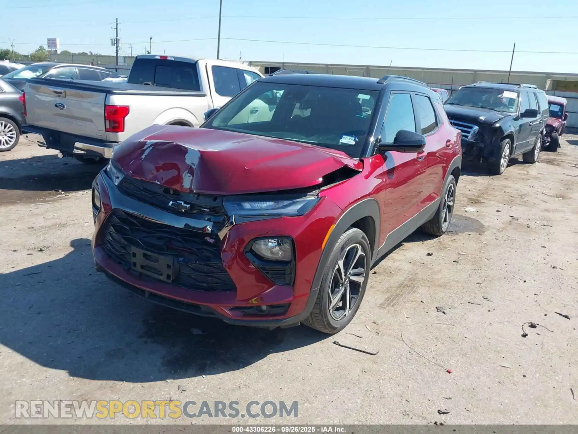 2 Photograph of a damaged car KL79MTSL7PB202883 CHEVROLET TRAILBLAZER 2023