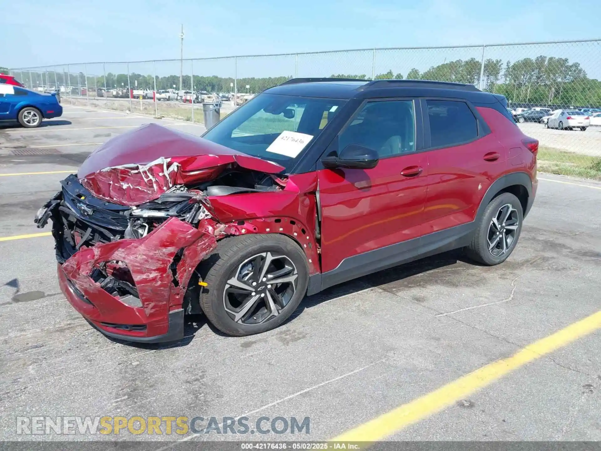 2 Photograph of a damaged car KL79MTSL8PB008833 CHEVROLET TRAILBLAZER 2023