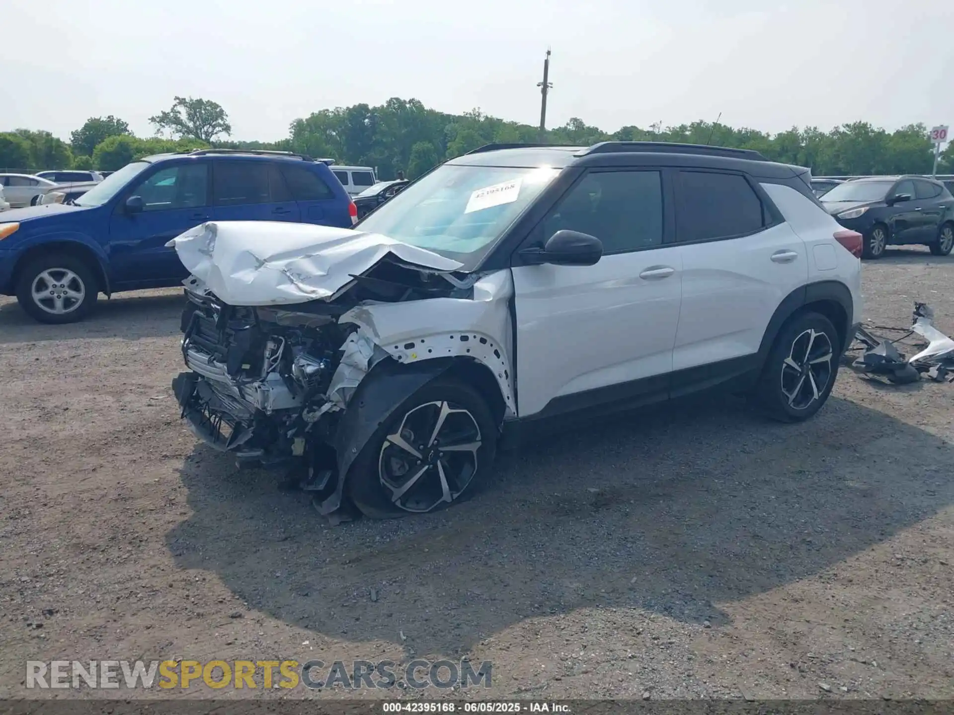 2 Photograph of a damaged car KL79MTSL8PB102503 CHEVROLET TRAILBLAZER 2023
