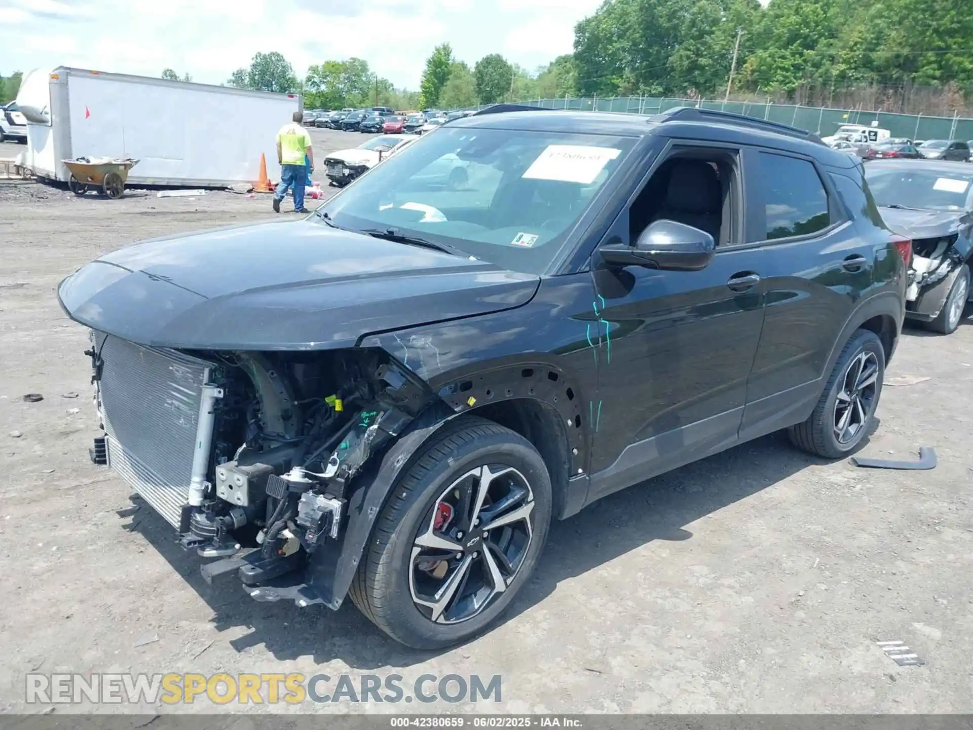 2 Photograph of a damaged car KL79MUSL2PB214672 CHEVROLET TRAILBLAZER 2023