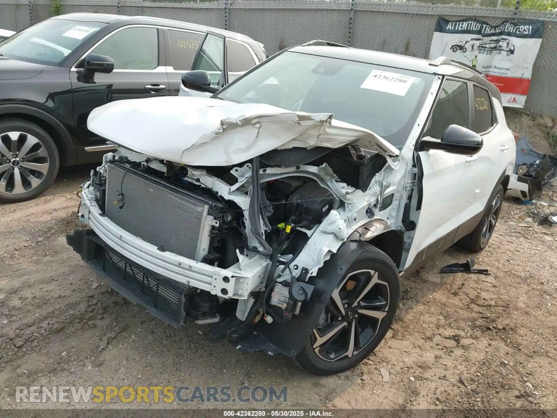 2 Photograph of a damaged car KL79MUSL6PB217395 CHEVROLET TRAILBLAZER 2023