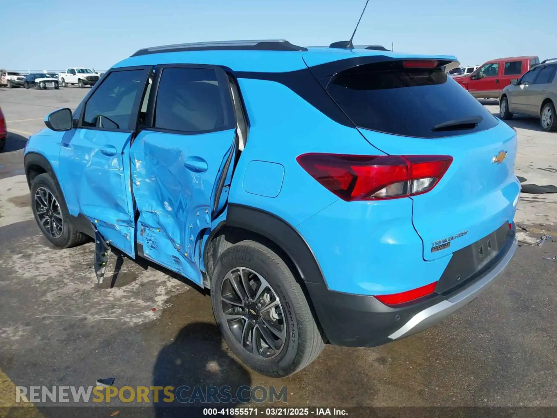 3 Photograph of a damaged car KL79MPSL6RB141908 CHEVROLET TRAILBLAZER 2024