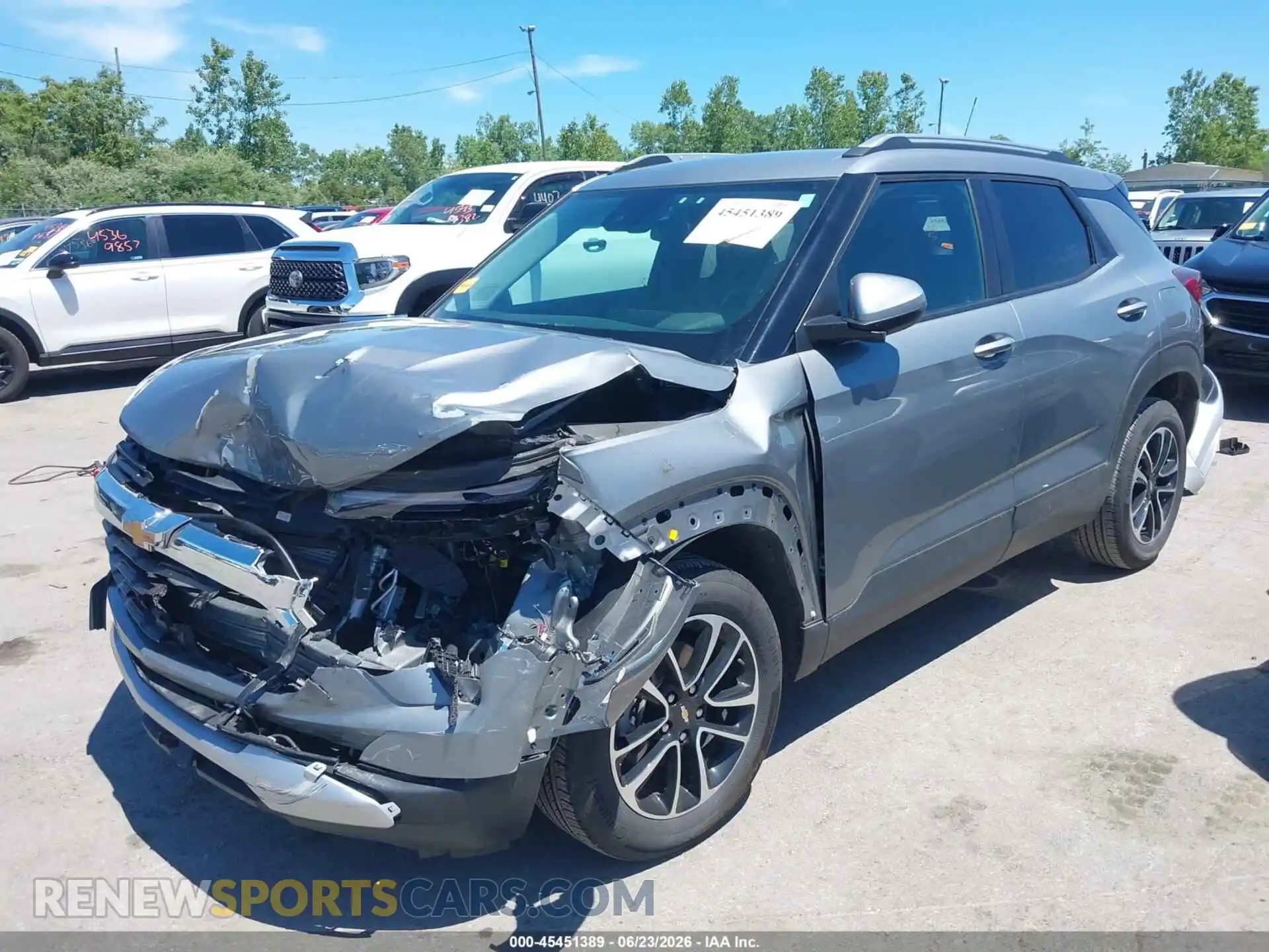 2 Photograph of a damaged car KL79MPSLXRB121029 CHEVROLET TRAILBLAZER 2024