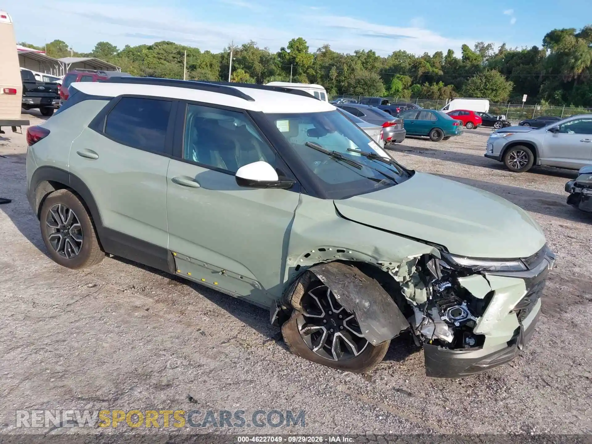 1 fotografías del automóvil dañado KL79MSSL1RB170963 CHEVROLET TRAILBLAZER 2024