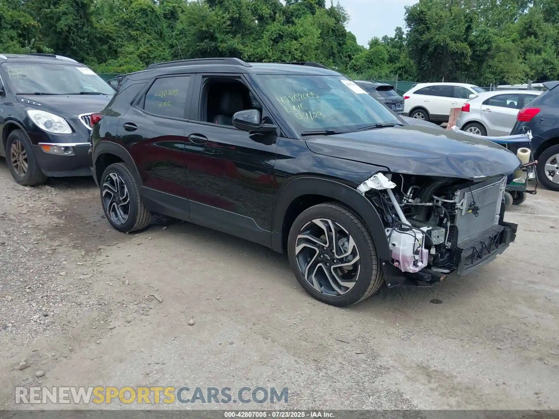 1 Photograph of a damaged car KL79MTSL3RB136187 CHEVROLET TRAILBLAZER 2024