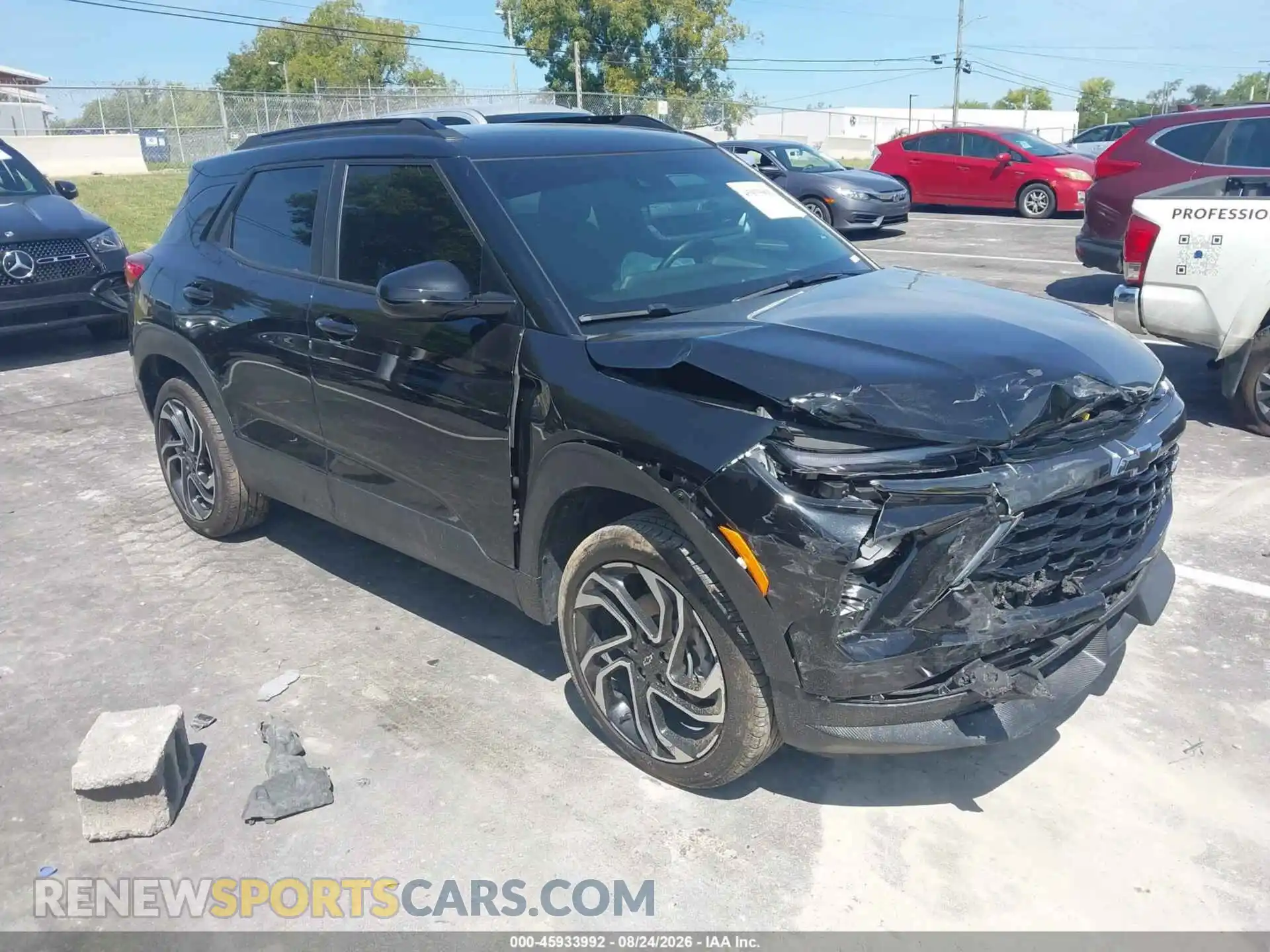 1 Photograph of a damaged car KL79MUSL5RB097009 CHEVROLET TRAILBLAZER 2024