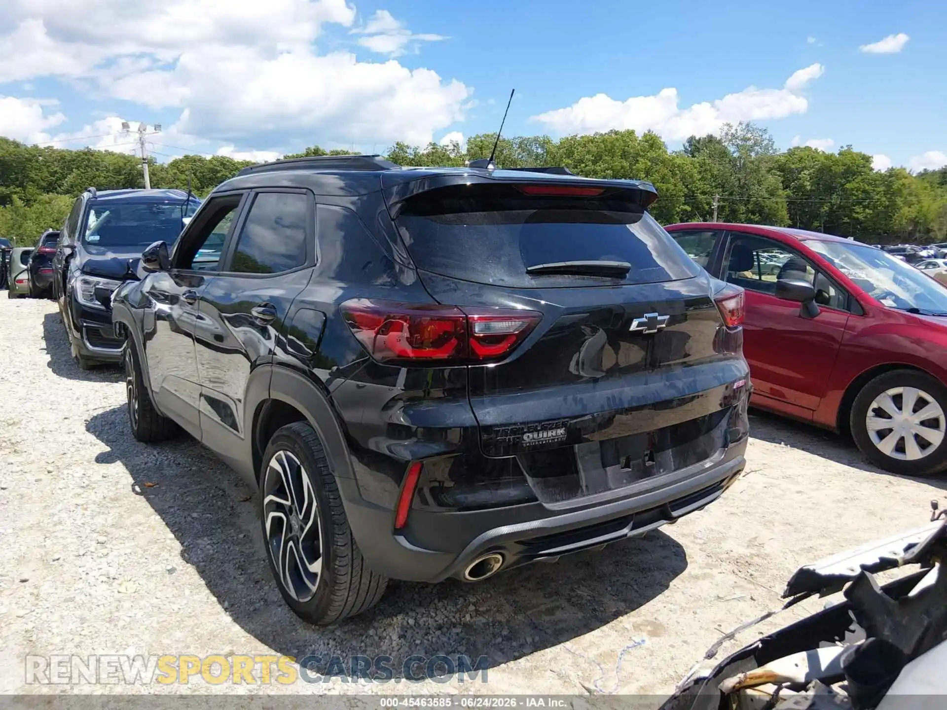 3 fotografías del automóvil dañado KL79MUSLXRB039414 CHEVROLET TRAILBLAZER 2024