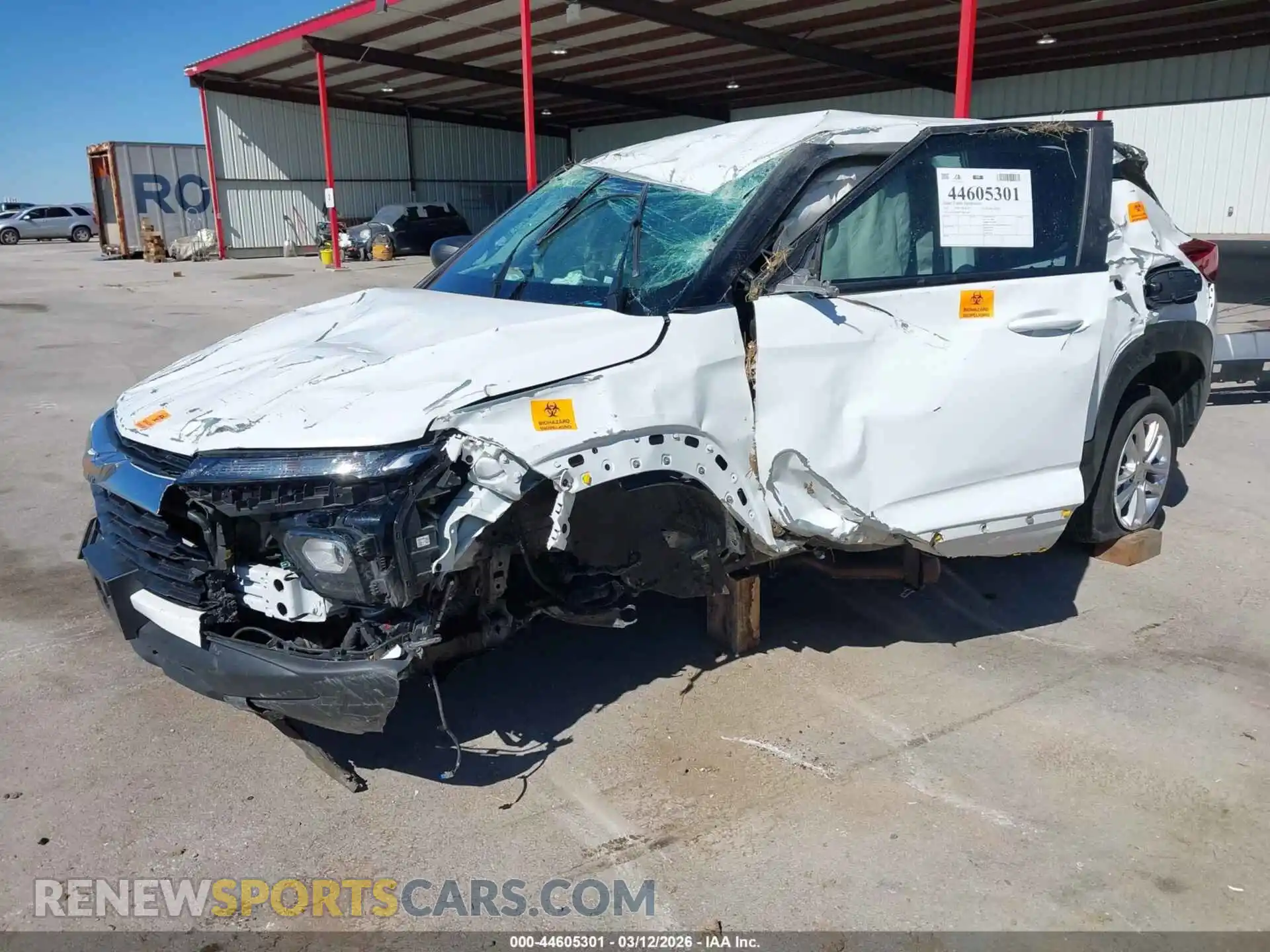 2 Photograph of a damaged car KL79MMSP7SB025849 CHEVROLET TRAILBLAZER 2025