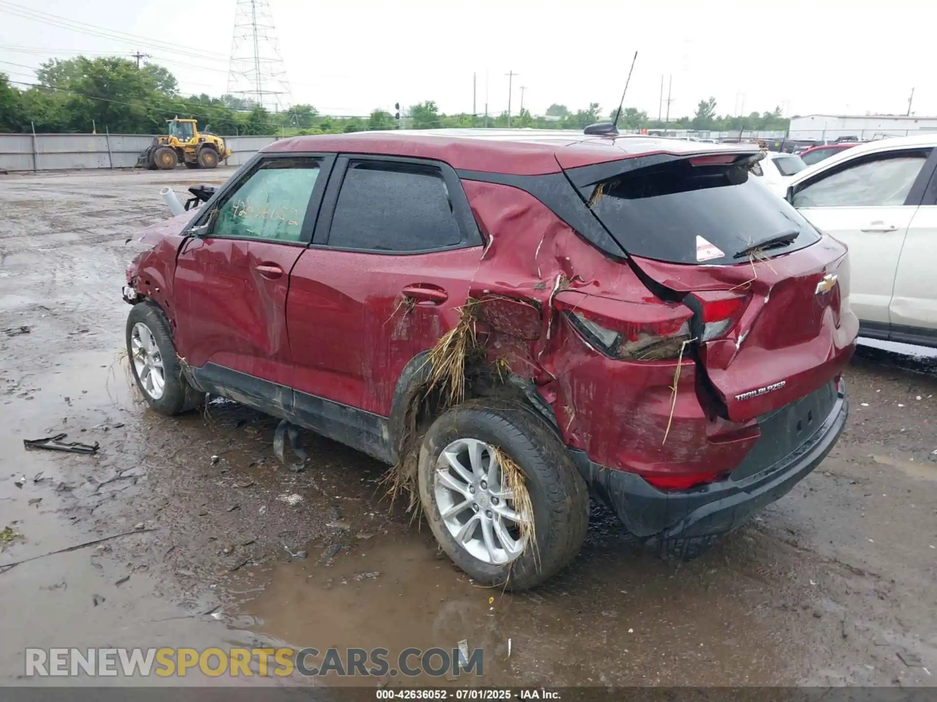 3 Photograph of a damaged car KL79MMSP8SB133560 CHEVROLET TRAILBLAZER 2025