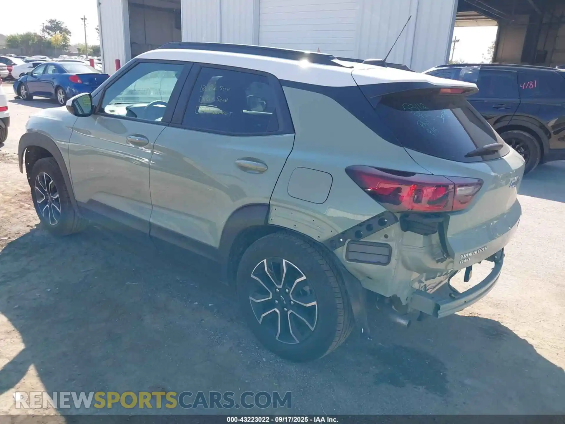3 Photograph of a damaged car KL79MSSLXSB109746 CHEVROLET TRAILBLAZER 2025