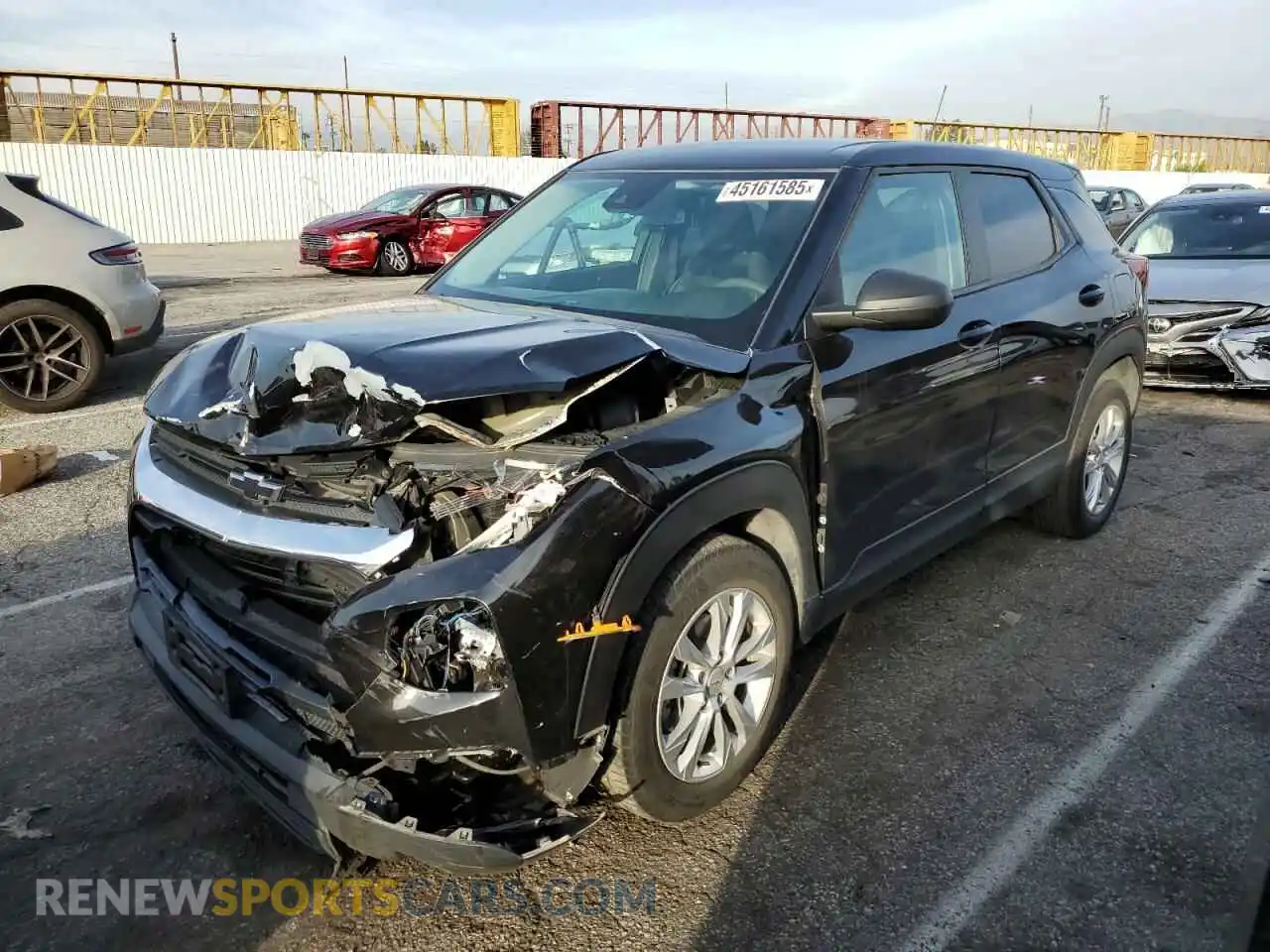 1 Photograph of a damaged car KL79MMS22MB093368 CHEVROLET TRAILBLZR 2021