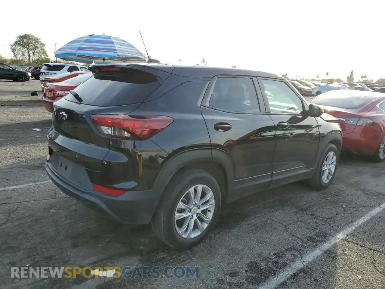 3 Photograph of a damaged car KL79MMS22MB093368 CHEVROLET TRAILBLZR 2021