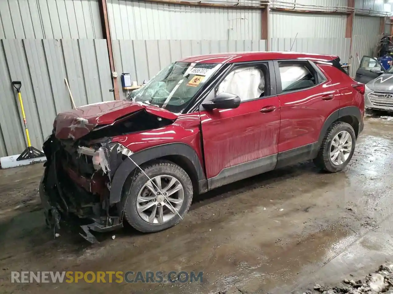 1 Photograph of a damaged car KL79MMS22MB142228 CHEVROLET TRAILBLZR 2021
