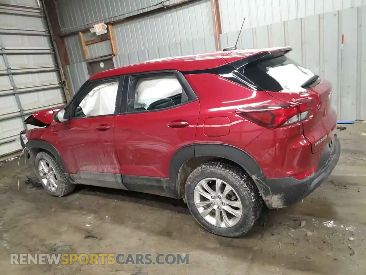 2 Photograph of a damaged car KL79MMS22MB142228 CHEVROLET TRAILBLZR 2021