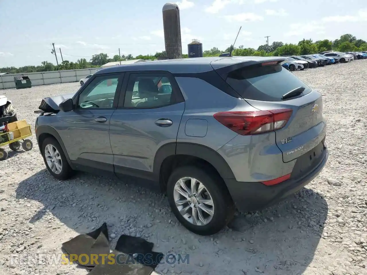 2 Photograph of a damaged car KL79MMS25MB166345 CHEVROLET TRAILBLZR 2021