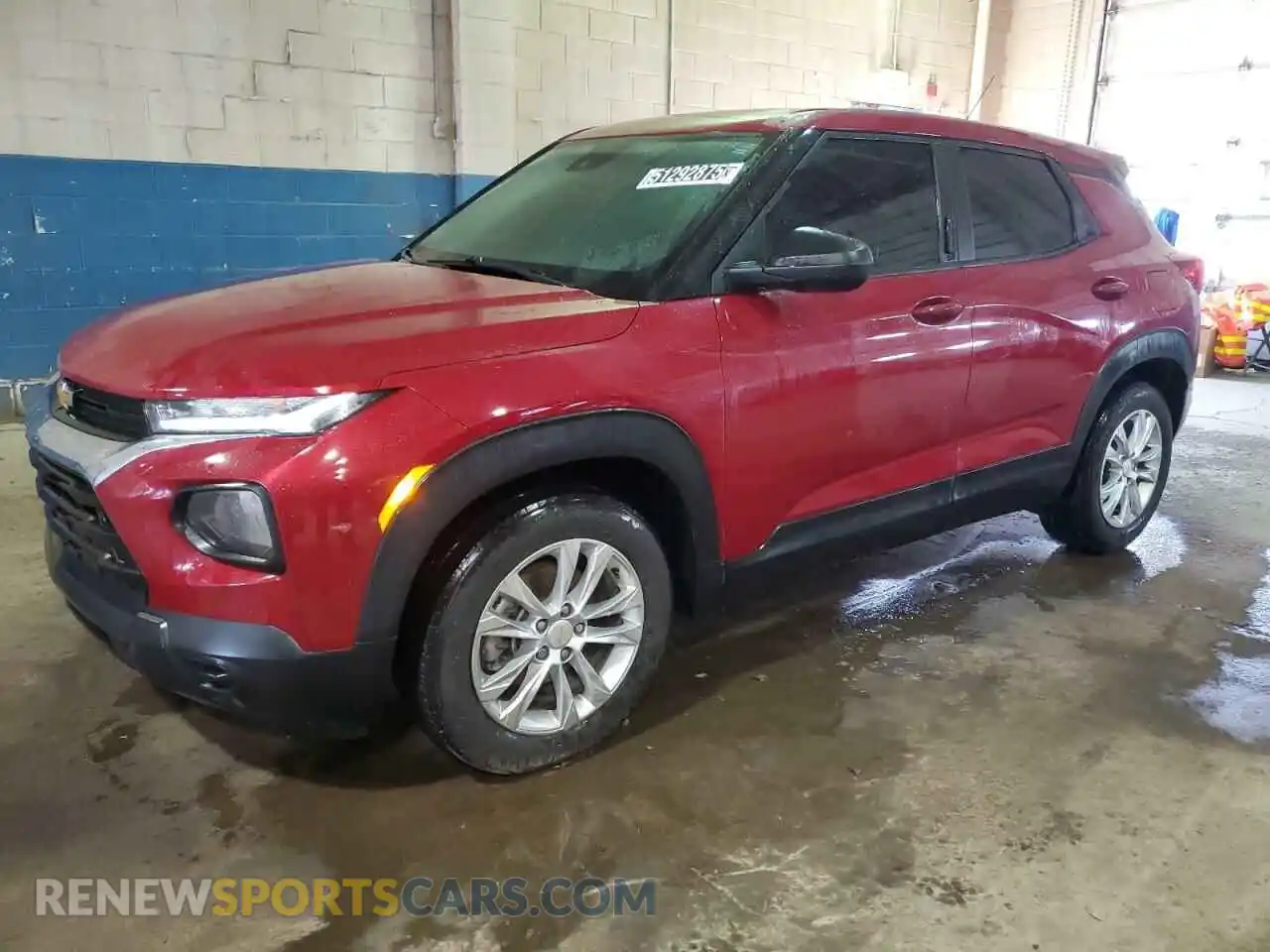 1 Photograph of a damaged car KL79MMS28MB133582 CHEVROLET TRAILBLZR 2021