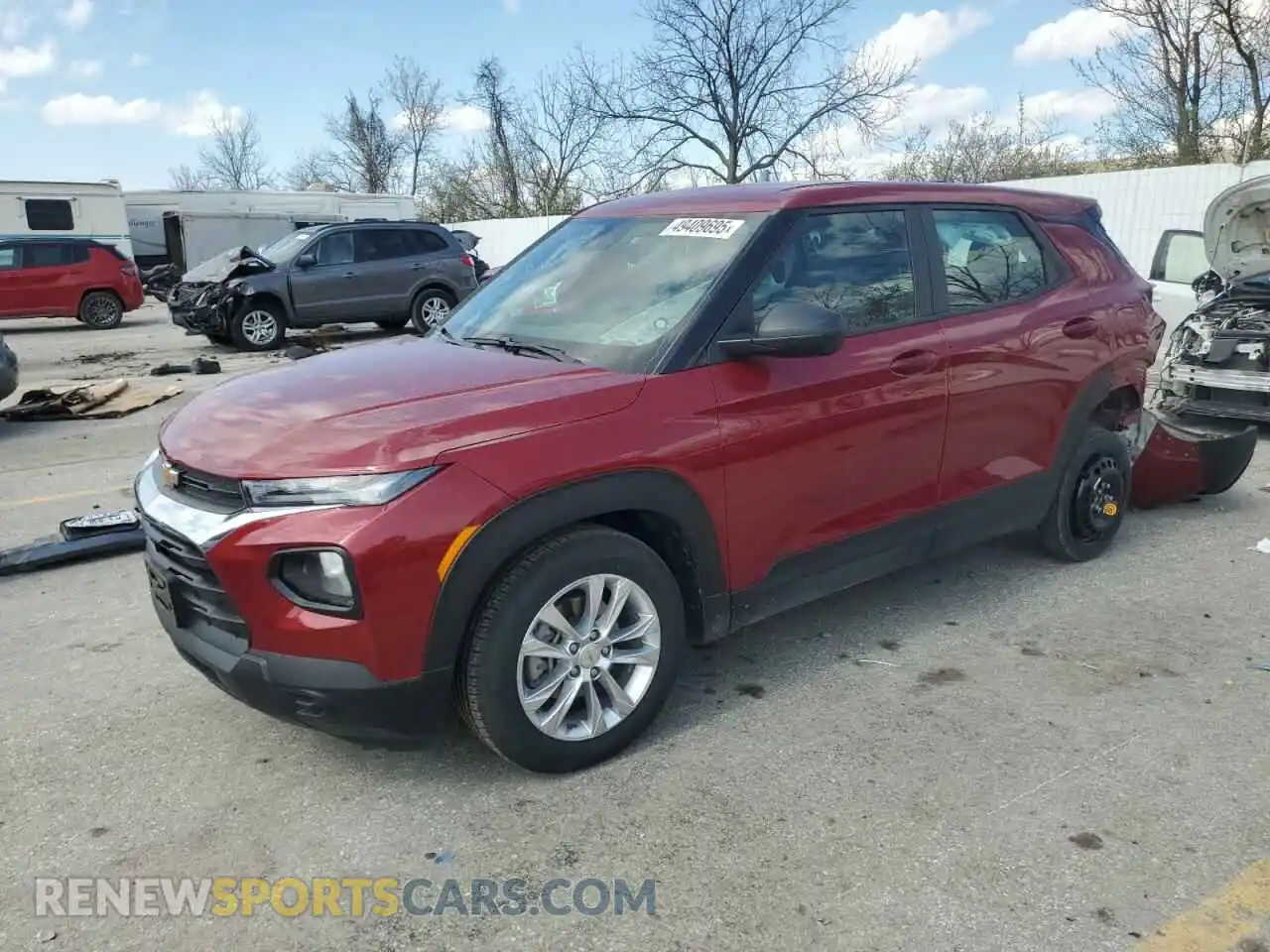 1 Photograph of a damaged car KL79MMS2XMB140159 CHEVROLET TRAILBLZR 2021
