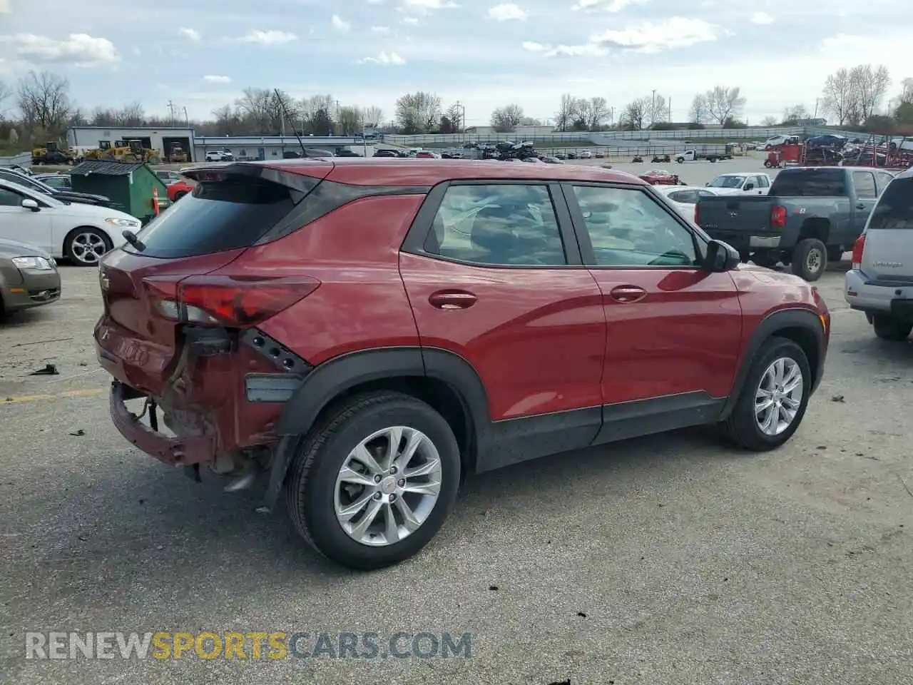 3 Photograph of a damaged car KL79MMS2XMB140159 CHEVROLET TRAILBLZR 2021