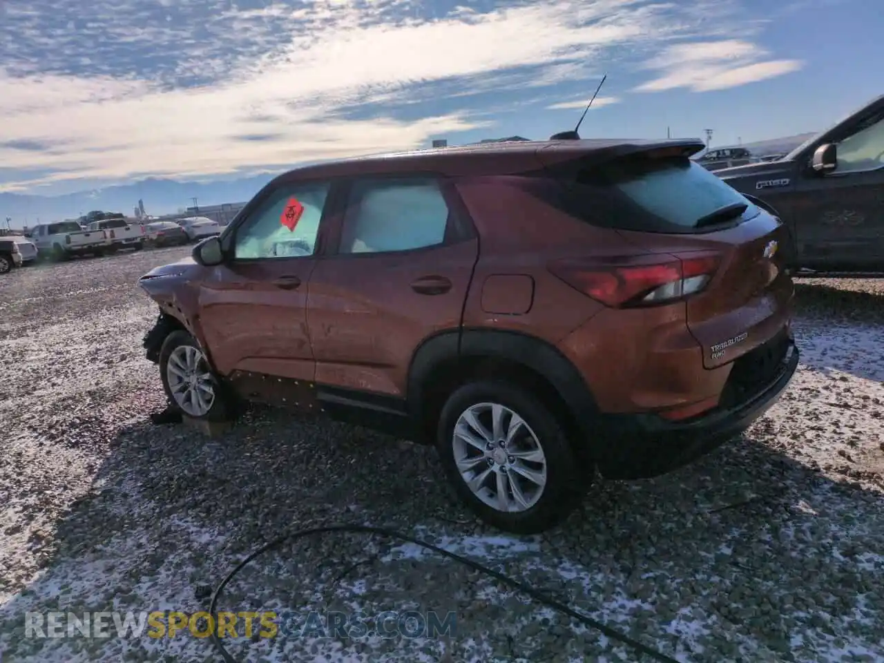 2 fotografías del automóvil dañado KL79MNSL7MB030295 CHEVROLET TRAILBLZR 2021