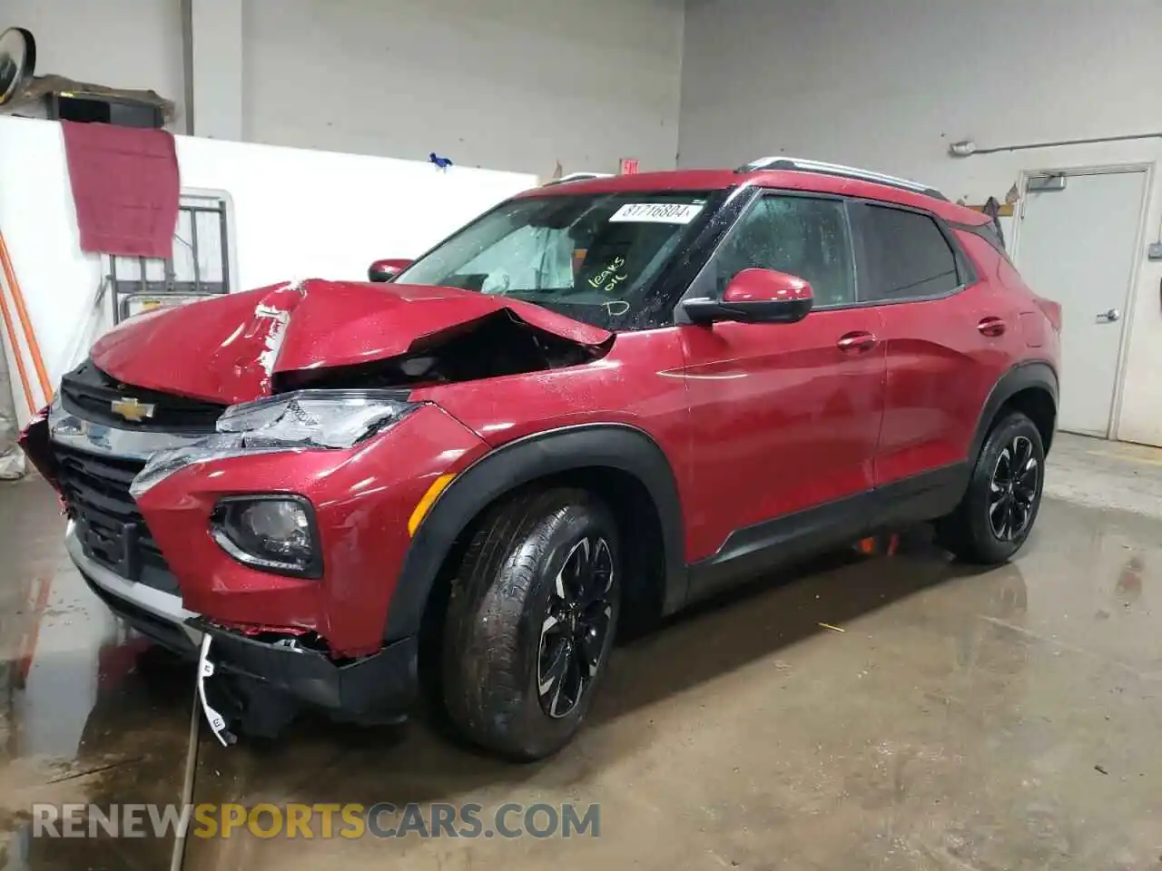 1 Photograph of a damaged car KL79MPSL5MB077059 CHEVROLET TRAILBLZR 2021