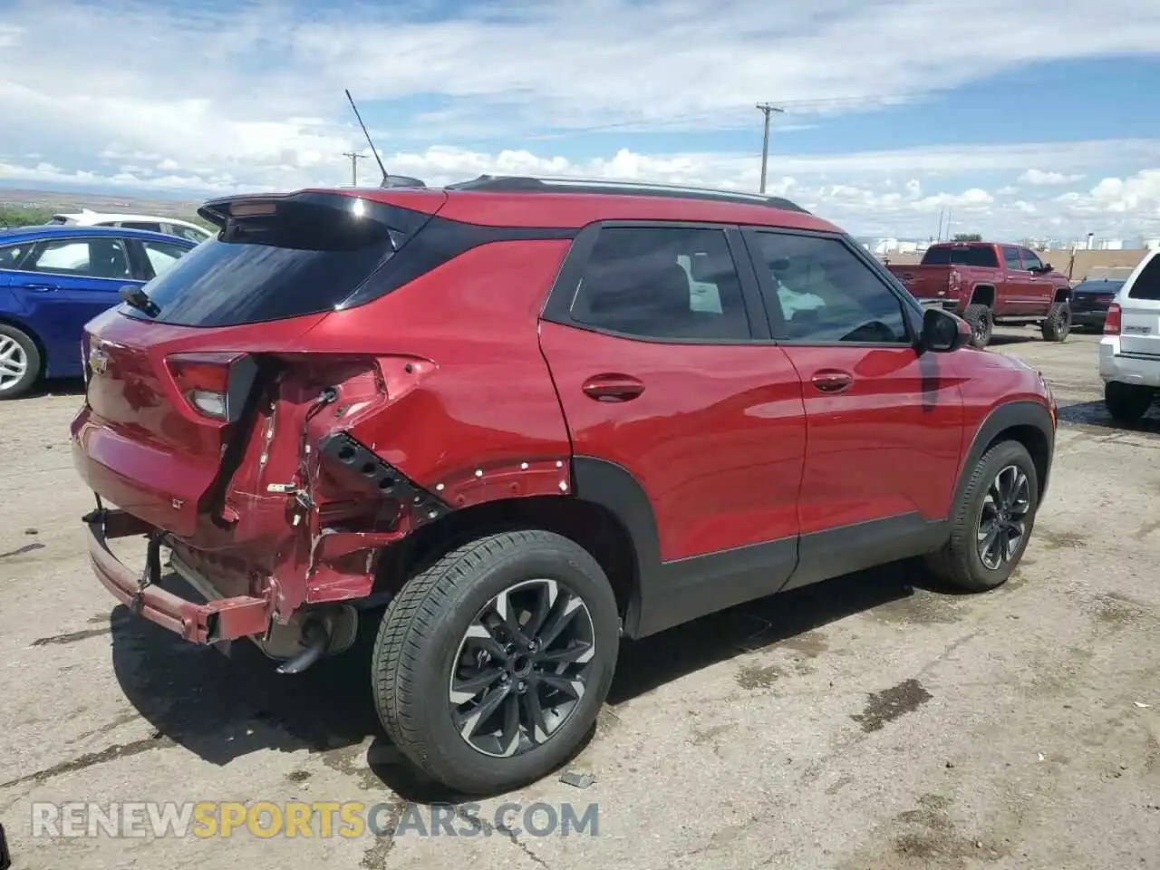 3 Photograph of a damaged car KL79MPSL9MB075413 CHEVROLET TRAILBLZR 2021