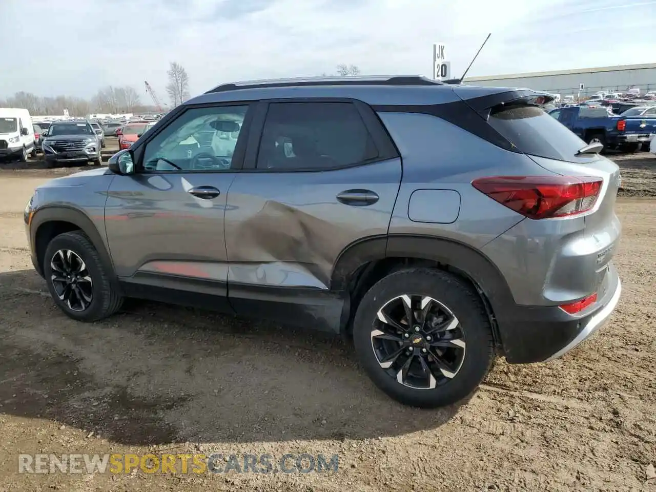 2 Photograph of a damaged car KL79MRSL6MB172824 CHEVROLET TRAILBLZR 2021