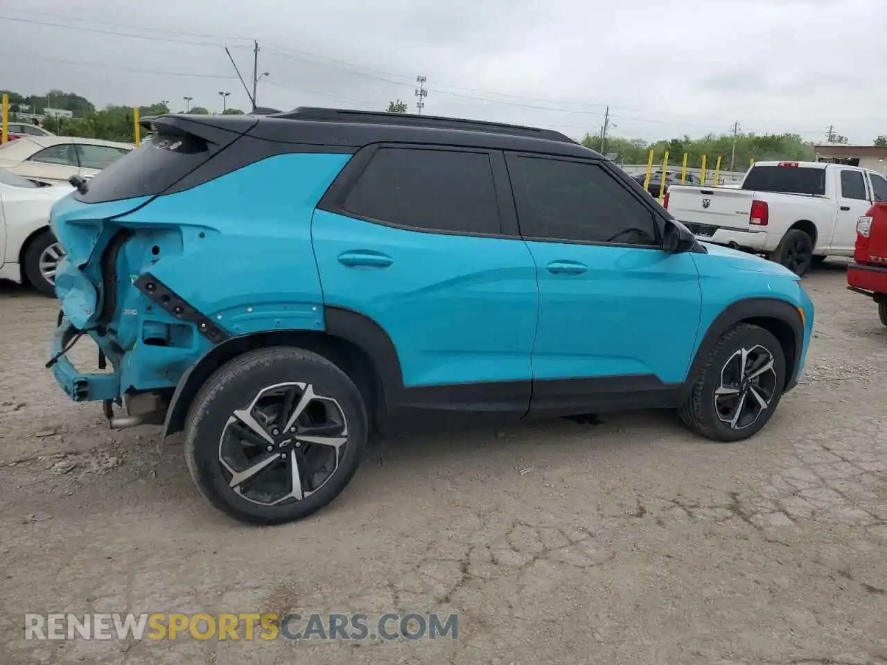 3 Photograph of a damaged car KL79MTSL0MB059562 CHEVROLET TRAILBLZR 2021