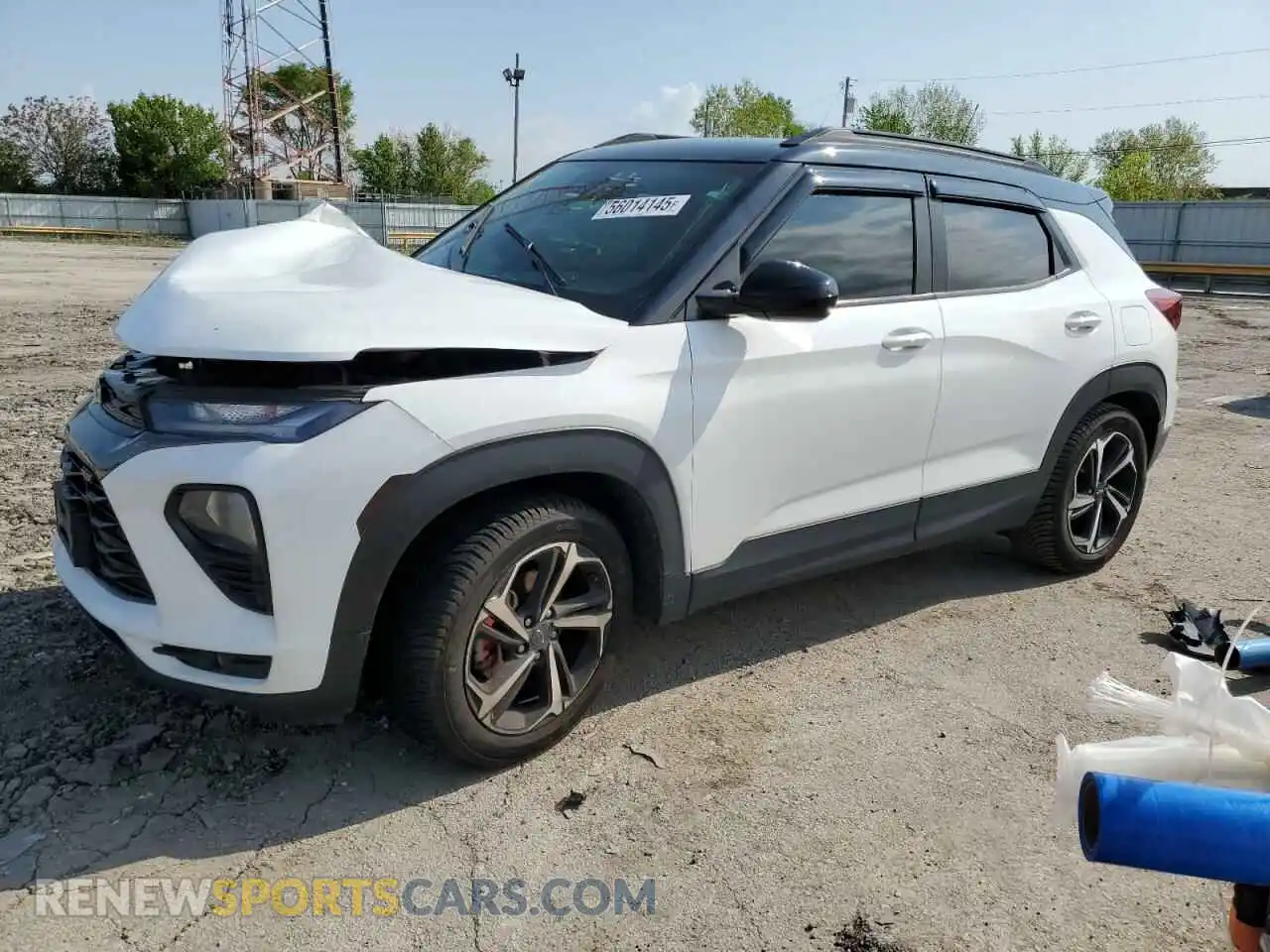 1 Photograph of a damaged car KL79MTSL2MB014350 CHEVROLET TRAILBLZR 2021