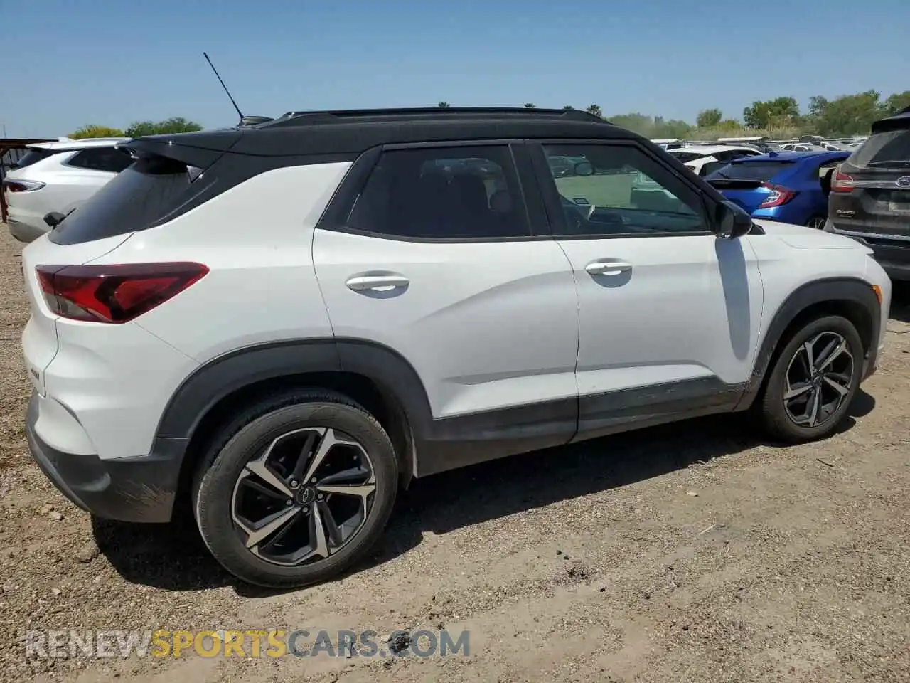 3 fotografías del automóvil dañado KL79MTSLXMB058452 CHEVROLET TRAILBLZR 2021