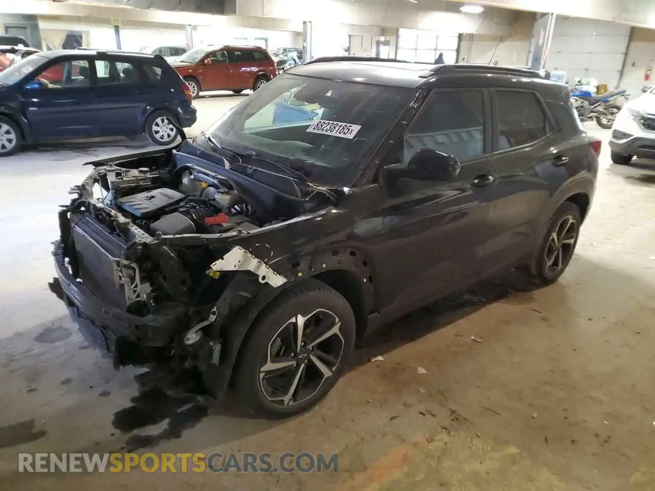 1 Photograph of a damaged car KL79MTSLXMB162598 CHEVROLET TRAILBLZR 2021