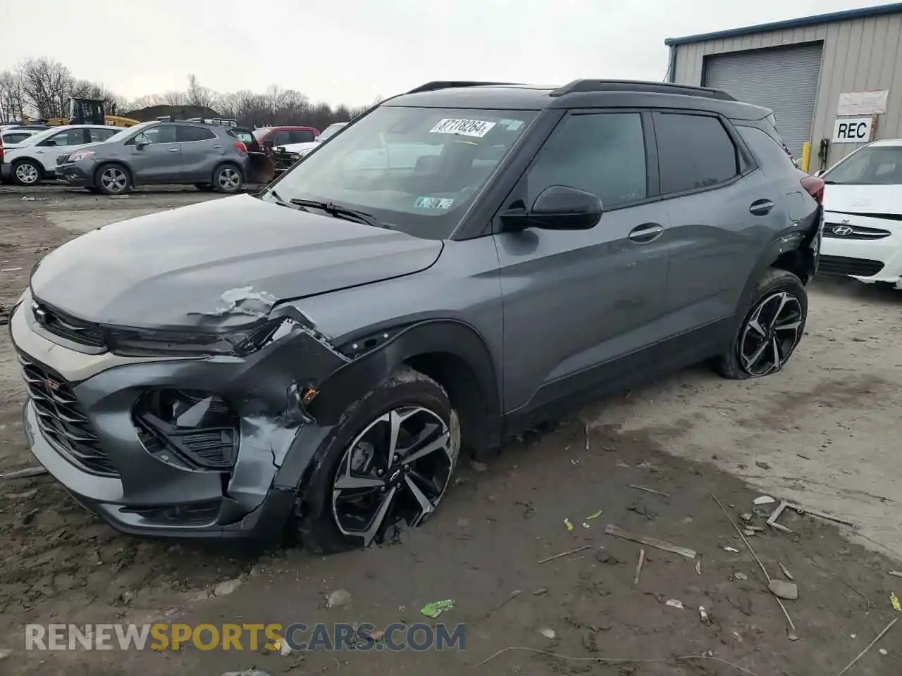 1 Photograph of a damaged car KL79MUSL0MB089070 CHEVROLET TRAILBLZR 2021