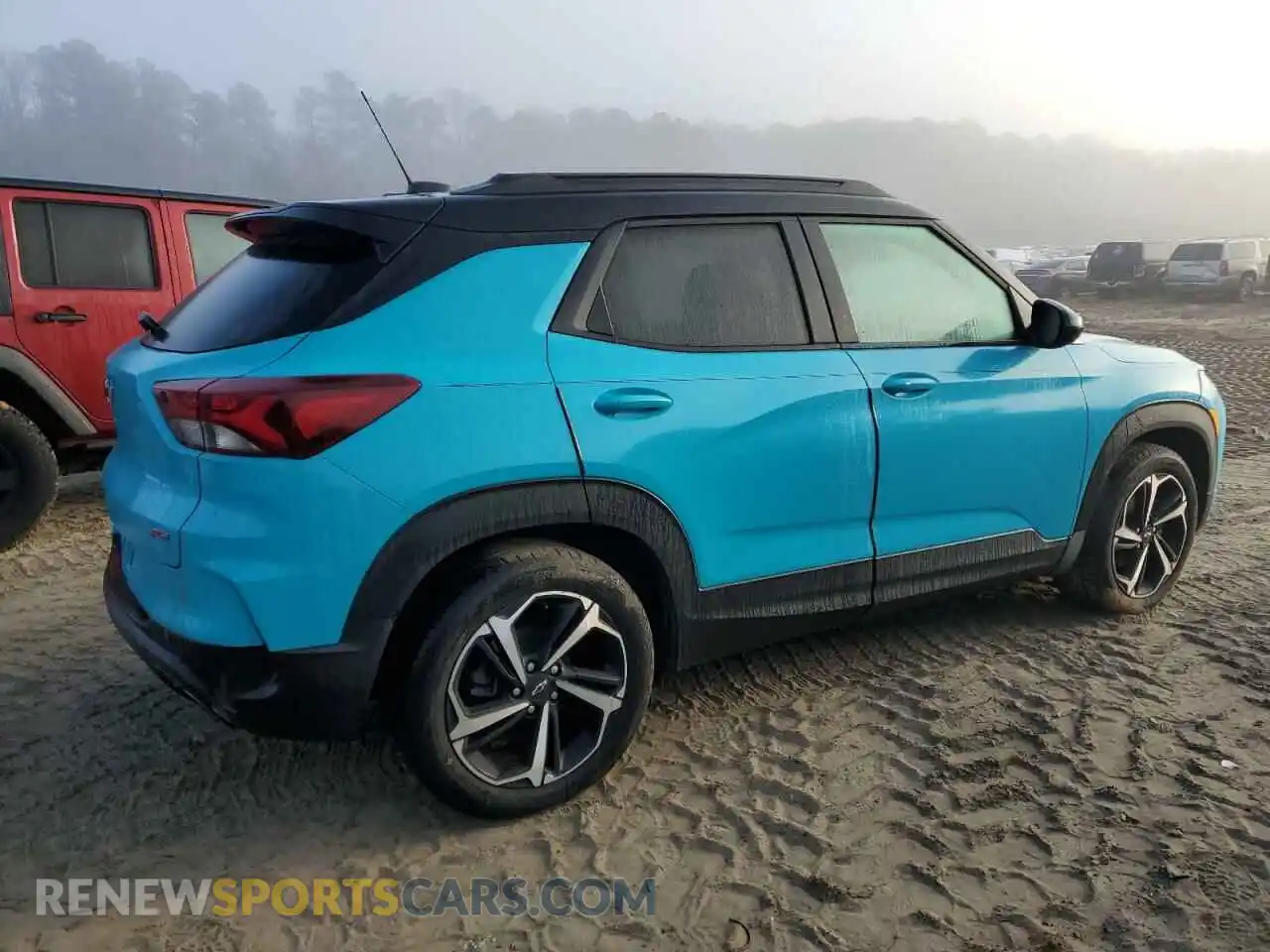 3 fotografías del automóvil dañado KL79MUSL1MB018508 CHEVROLET TRAILBLZR 2021