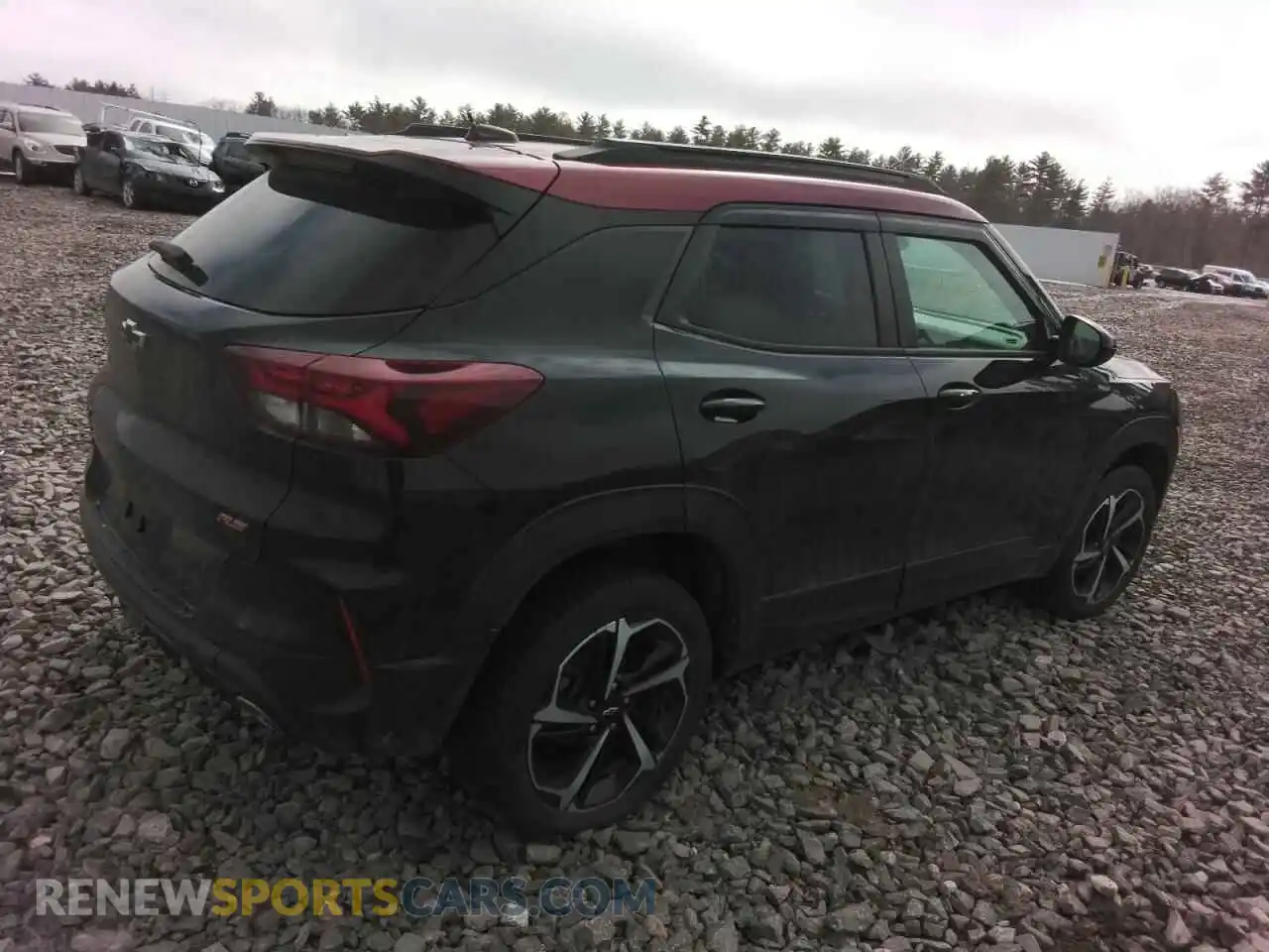 3 Photograph of a damaged car KL79MUSL2MB015276 CHEVROLET TRAILBLZR 2021