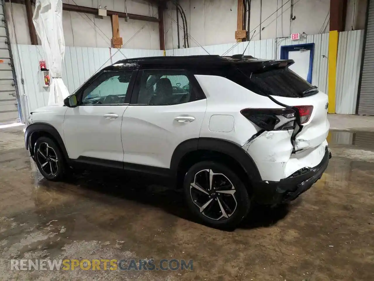2 Photograph of a damaged car KL79MUSL4MB059036 CHEVROLET TRAILBLZR 2021