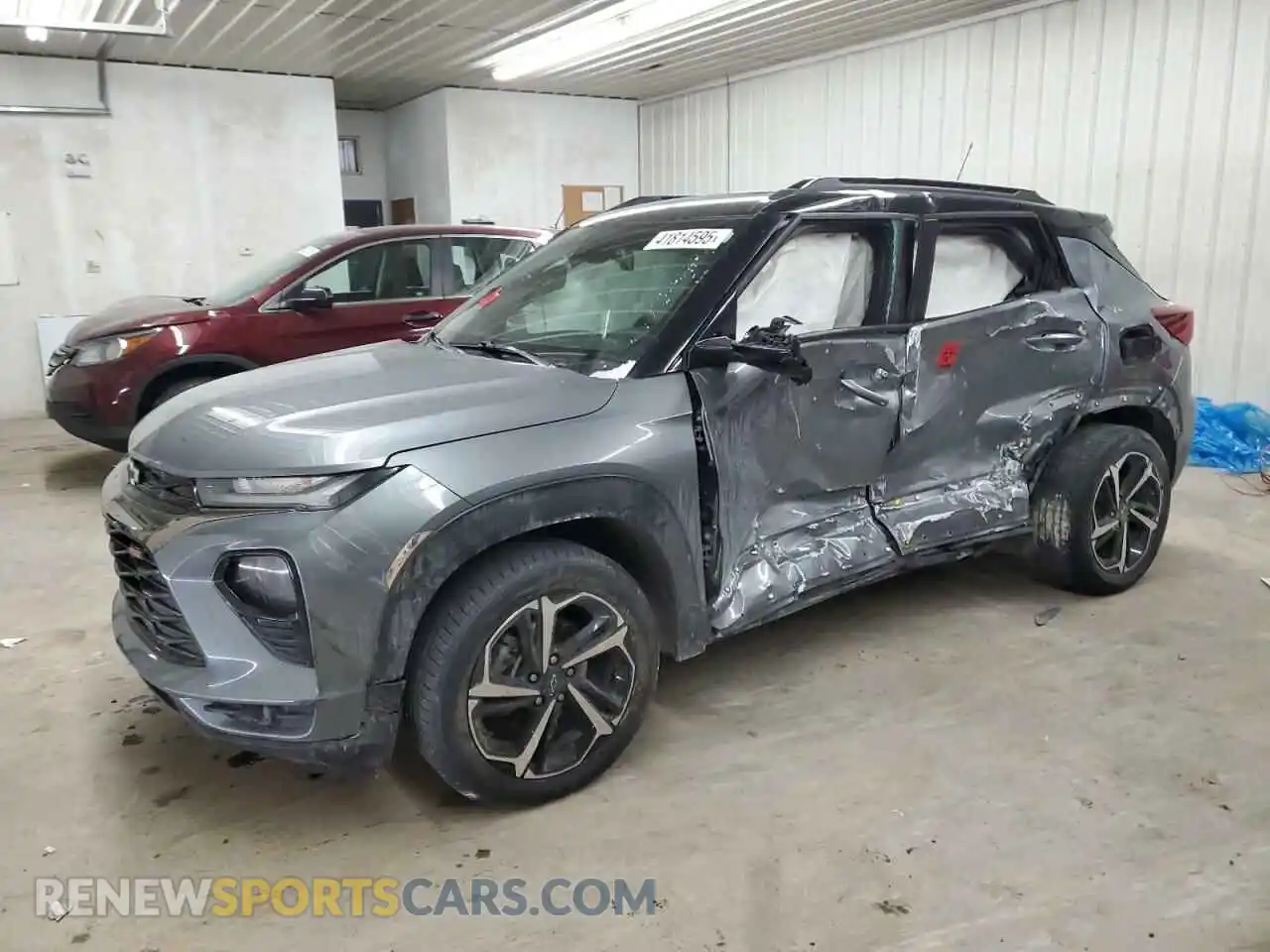 1 Photograph of a damaged car KL79MUSL6MB077456 CHEVROLET TRAILBLZR 2021
