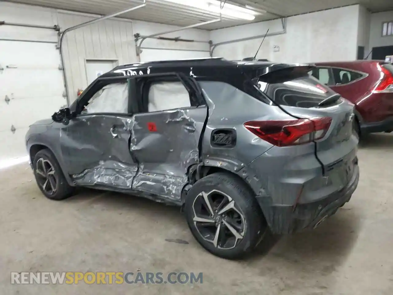 2 Photograph of a damaged car KL79MUSL6MB077456 CHEVROLET TRAILBLZR 2021