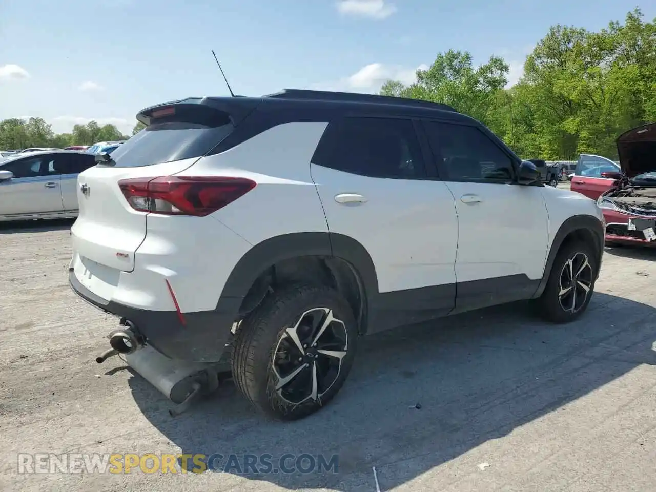 3 Photograph of a damaged car KL79MUSL8MB024385 CHEVROLET TRAILBLZR 2021