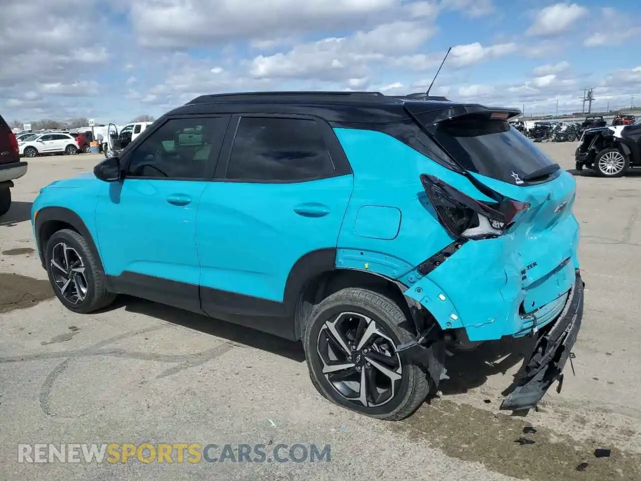 2 Photograph of a damaged car KL79MUSL8MB109873 CHEVROLET TRAILBLZR 2021
