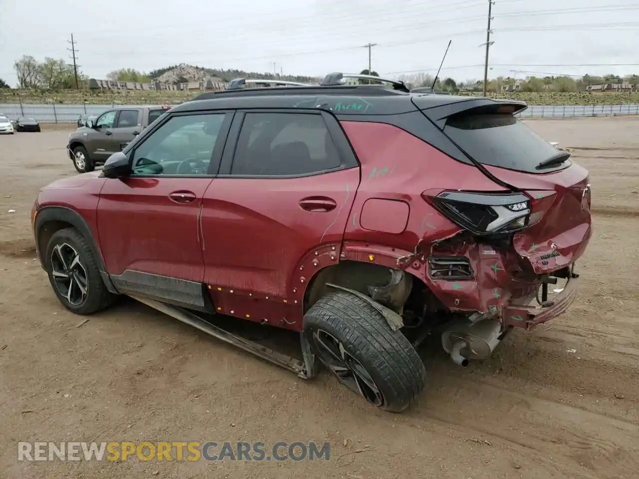 2 Photograph of a damaged car KL79MUSL9MB051661 CHEVROLET TRAILBLZR 2021