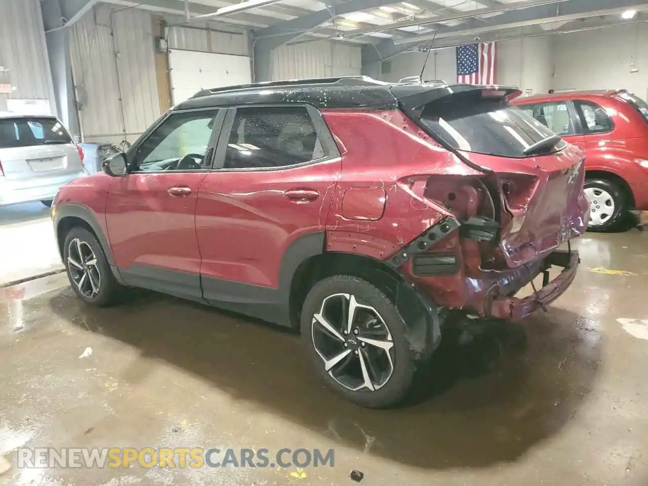 2 Фотография поврежденного автомобиля KL79MUSL9MB136824 CHEVROLET TRAILBLZR 2021
