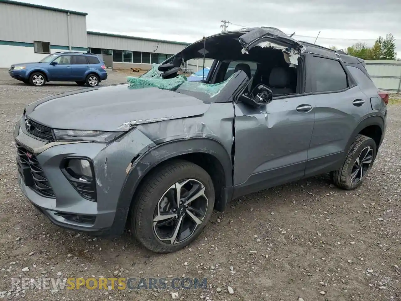 1 Photograph of a damaged car KL79MUSLXMB157407 CHEVROLET TRAILBLZR 2021