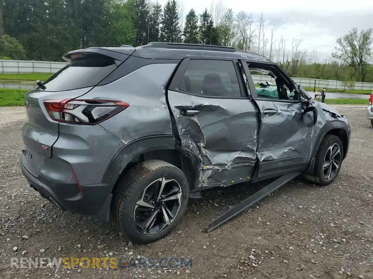 3 Photograph of a damaged car KL79MUSLXMB157407 CHEVROLET TRAILBLZR 2021