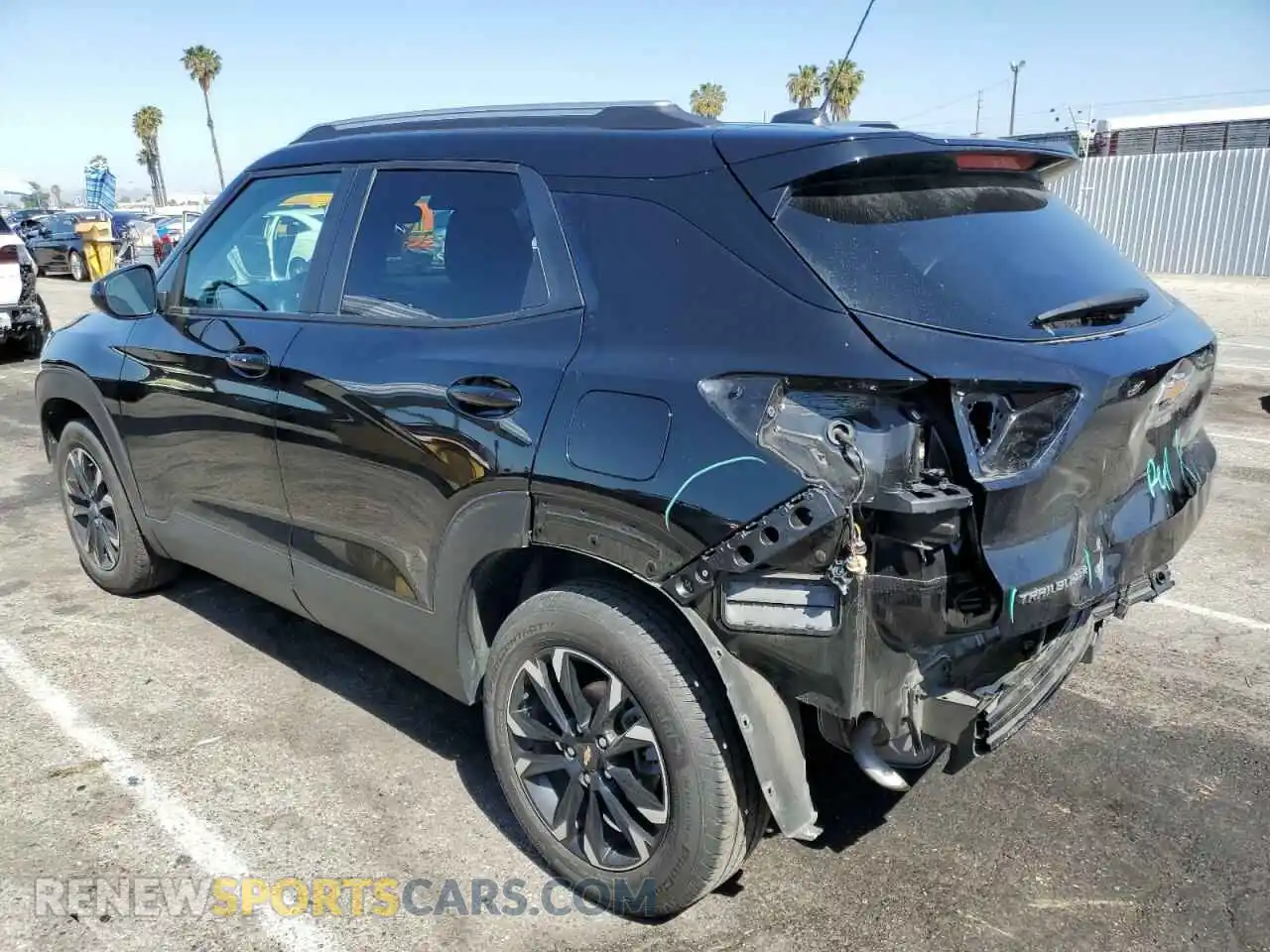 2 Photograph of a damaged car KL79MPSL4NB079564 CHEVROLET TRAILBLZR 2022