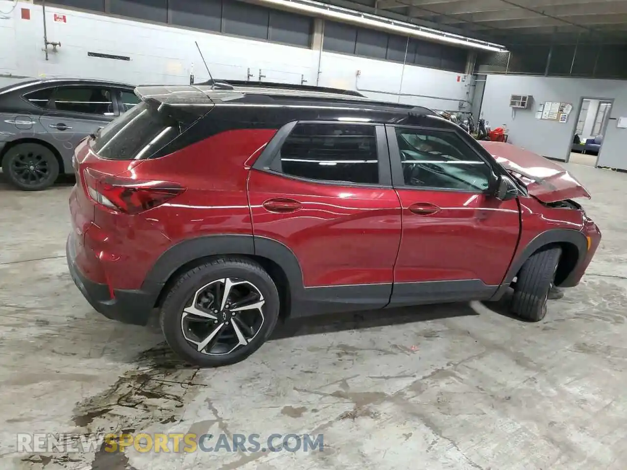 3 Фотография поврежденного автомобиля KL79MTSL0NB054721 CHEVROLET TRAILBLZR 2022