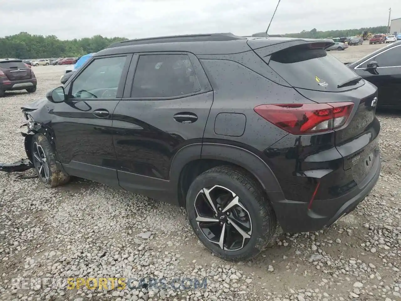2 Фотография поврежденного автомобиля KL79MTSL0NB070336 CHEVROLET TRAILBLZR 2022