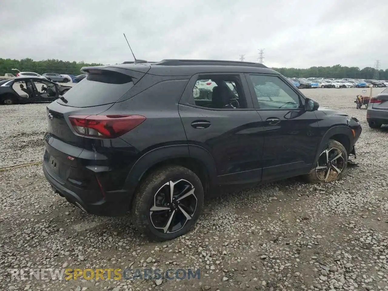 3 Фотография поврежденного автомобиля KL79MTSL0NB070336 CHEVROLET TRAILBLZR 2022